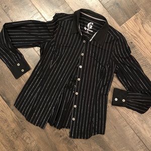 Guess black and silver size XL, long sleeve